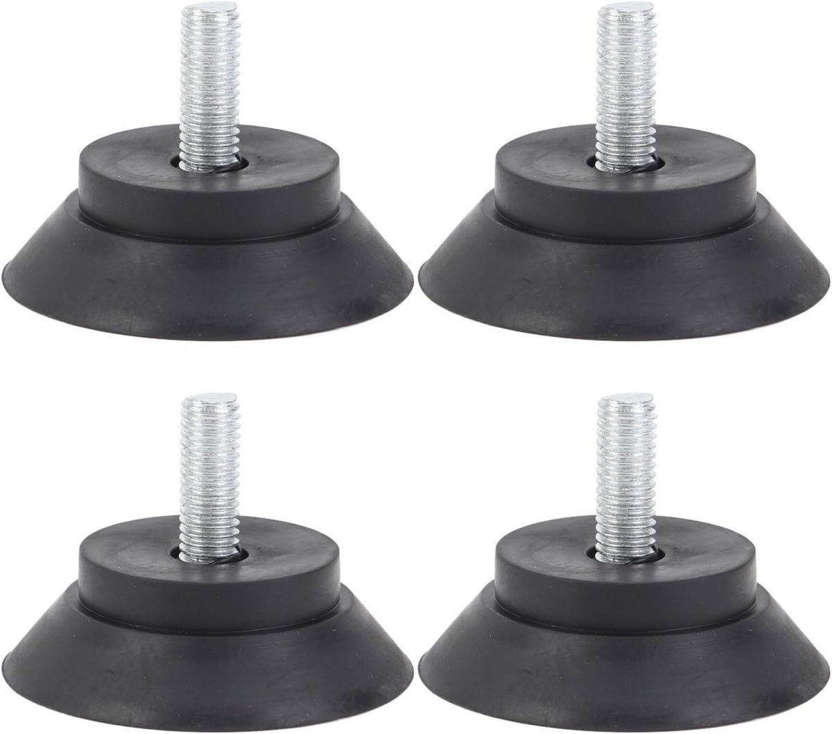 Set van 4 Antislip Rubber Voetjes voor Meubels - Vloerbeschermers voor Tafels, Stoelen en Banken