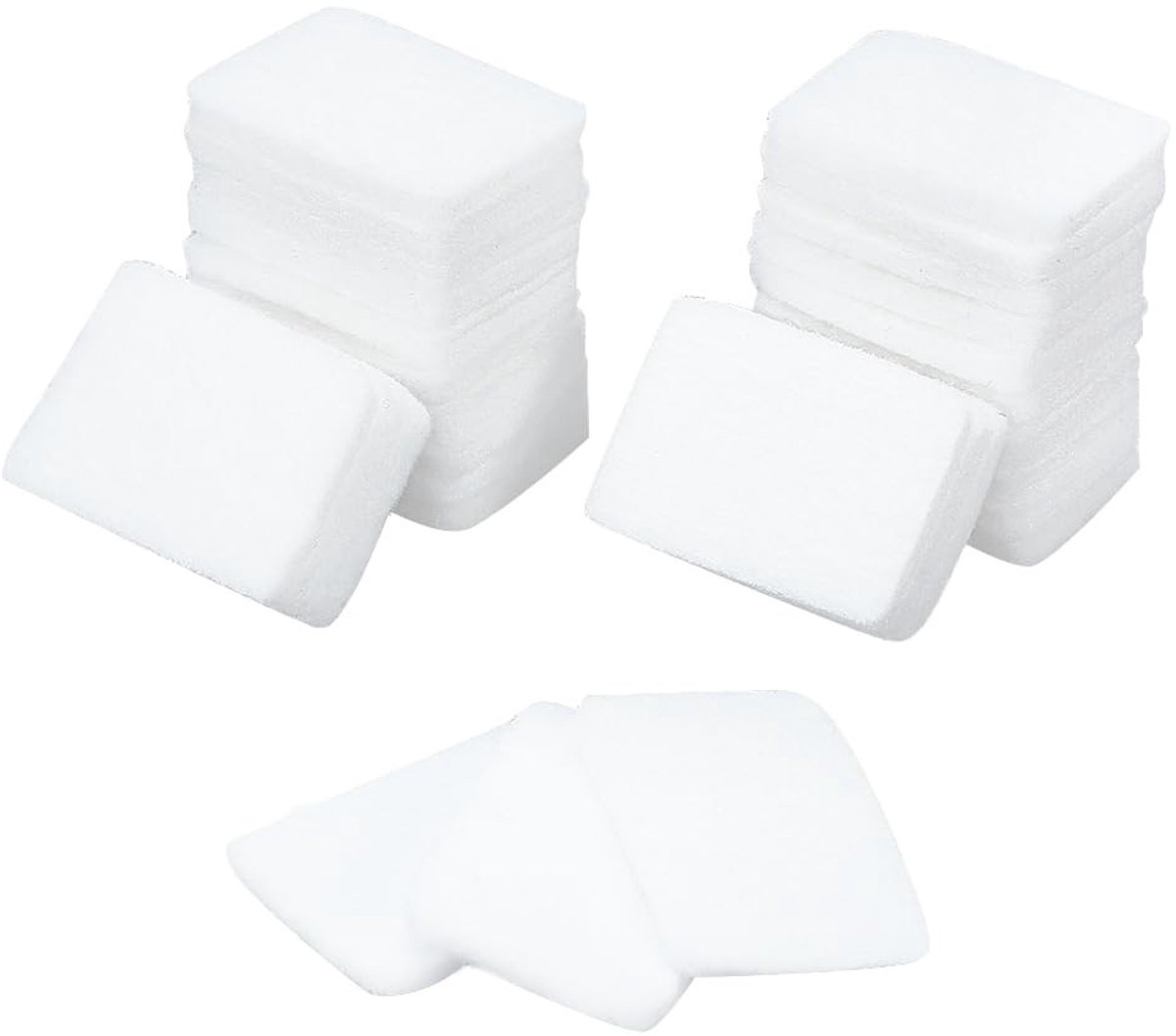 Dailygoody - Ongeparfumeerde navulpads - Aroma-olie pads - Ideaal voor etherische oliën - Witte kleur - Luchtbevochtiger navulpads - 100 stuks -