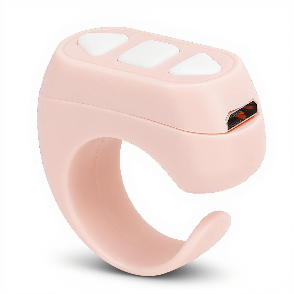 Dailygoody - Bluetooth Page Turner - Tiktok Scrolling Ring - Draadloze afstandsbediening - Roze - Geschikt voor Android - Handig voor presentaties