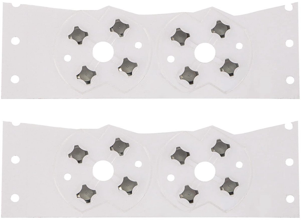 Dailygoody - Solidchoice - Dailygoody - Controller D-Pad Vervanging - Geleidende D-Pad Knop - Eenvoudig te installeren - Transparant - Compatibel met Xbox One - 4 stks geleidend