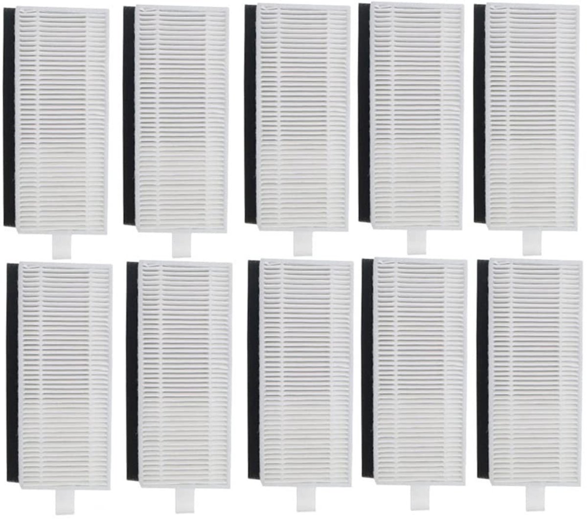 Dailygoody - Hepa-filters - Vervangende filters - 10 stuks - Robot stofzuiger onderdelen - Efficiënte luchtfiltering - Geschikt voor Cecotec Conga 1090