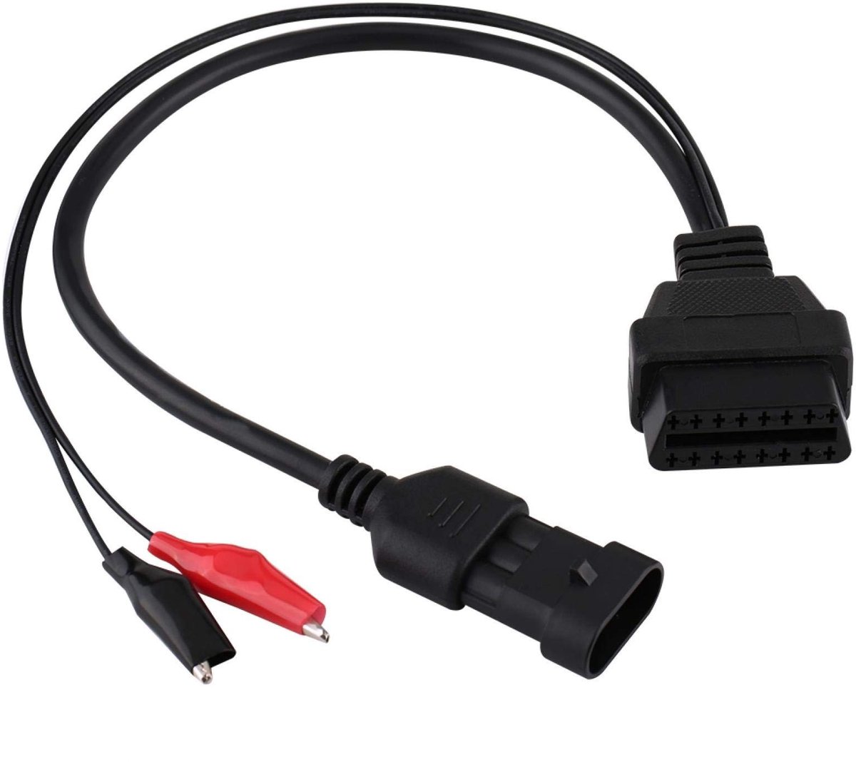 Dailygoody - Converter Adapter Kabel - OBD2 Diagnostische Kabel - Flexibel en Duurzaam - 3 Pin Naar 16 Pin - Geschikt voor Alfa en Lancia - Kabel Adapte