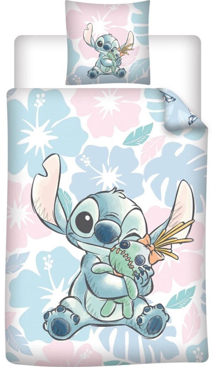 Disney Lilo & Stitch Dekbedovertrek Scrump - 140 x 200 + 65 x 65 cm - Polykatoen