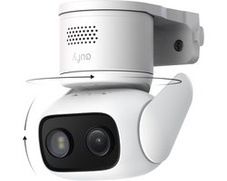 eufy Beveiliging Bedrade Cam C31 - Wit - Kantelbare Beveiligingscamera - Binnen en Buiten - Duale Antenne - Kleurennachtzicht - Lokale Opslag - Geen Maandelijkse Kosten - IP66 - Waterdicht - AI Mens/Voertuig/Huisdierdetectie - 24/7 Continue Opname