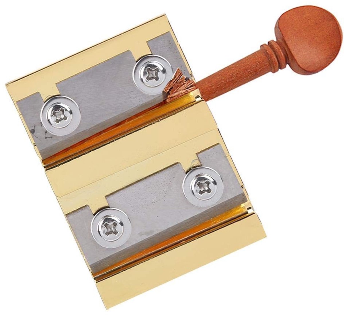 Dailygoody - Vioolpen-scheerapparaat - Vioolgereedschap - Professioneel - Goud + Zilver - Luthier-gereedschap - Voor 3/4 en 4/4 Viool