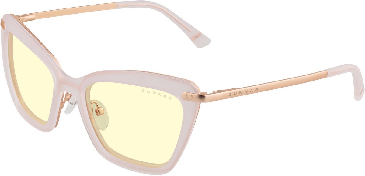 GUNNAR - ANNA Gaming Bril - Computerbril - Blauw Licht Bril - Blue Light Glasses 0.2 Sterkte - Ballet/Pink - Amber