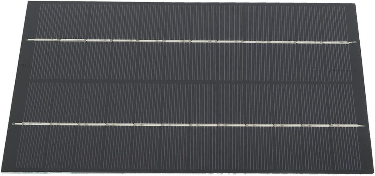 Zonnepaneel - Solar Charger - Energie Opladen - Hoge Conversie - 200x130mm - Zwart