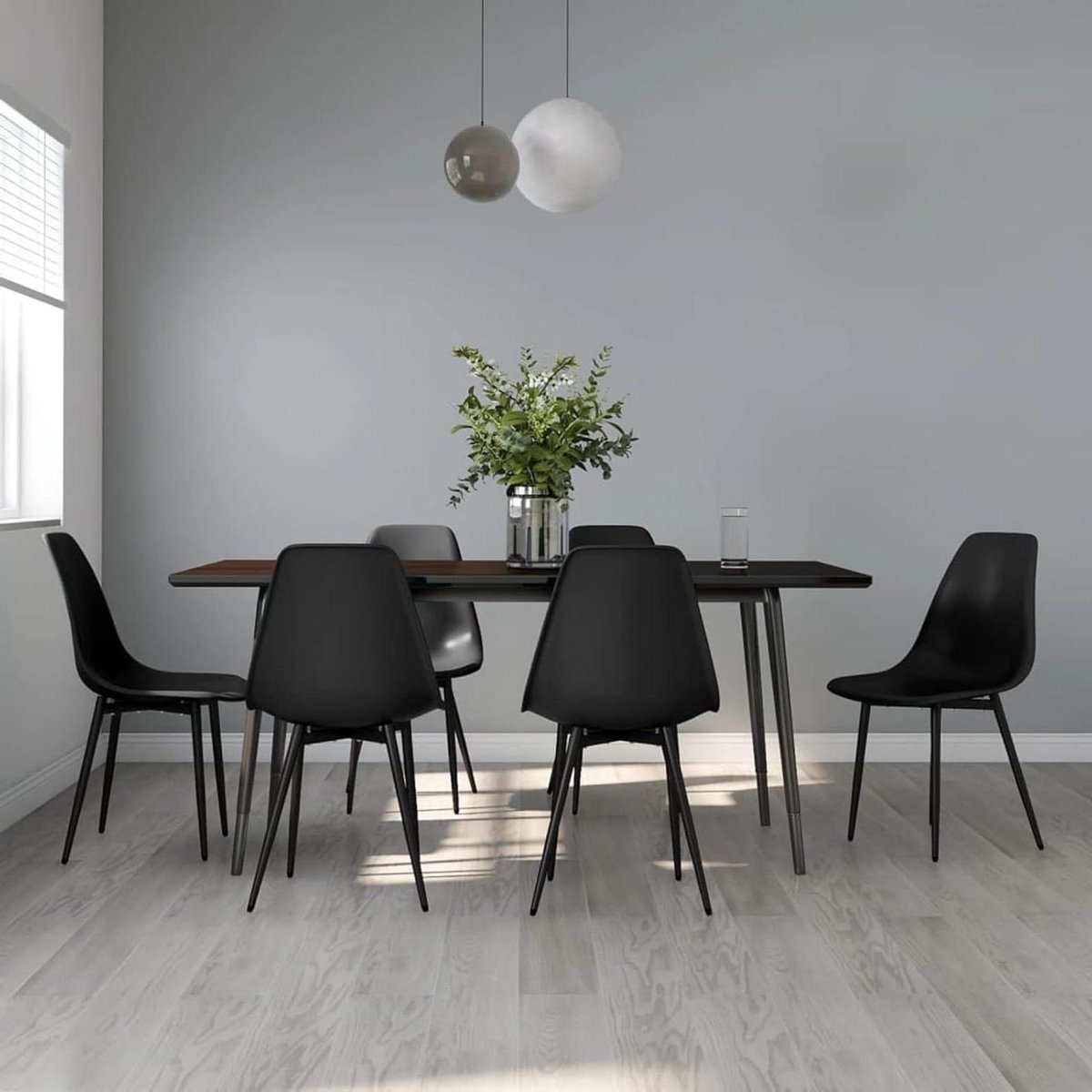 Eetkamerstoelen - Tuinstoelen - Buiten Zitten - Ergonomische Rugleuning - 66 x 54 x 30 cm 