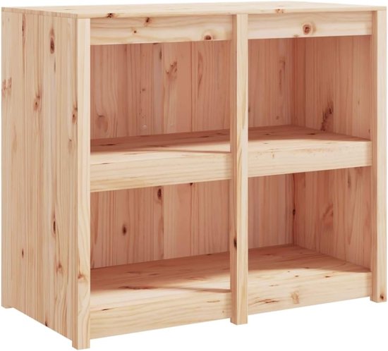 Buitenkeuken Kast - Tuinkast Opbergkast - Buiten Koken - Massief Hout - 109 x 57.6 x 14.5 cm - Houtkleur — afbeelding 4