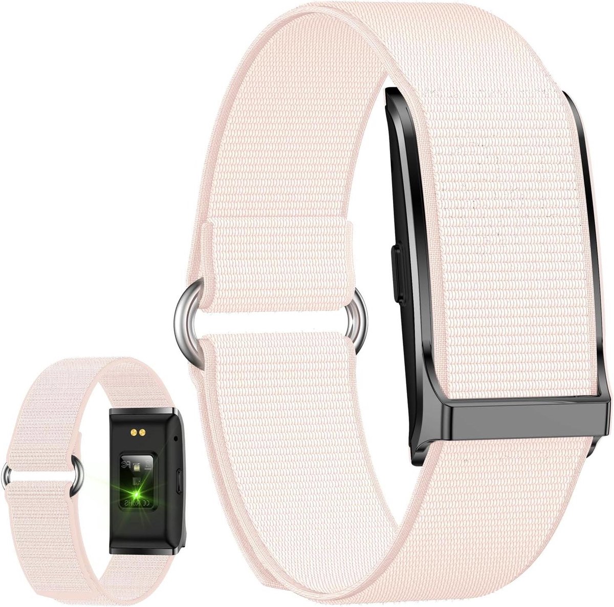 Slimme Armband - Fitness Tracker - Gezondheid Monitoren - 10m Waterdicht - 20-30 Dagen Gebruik - Roze