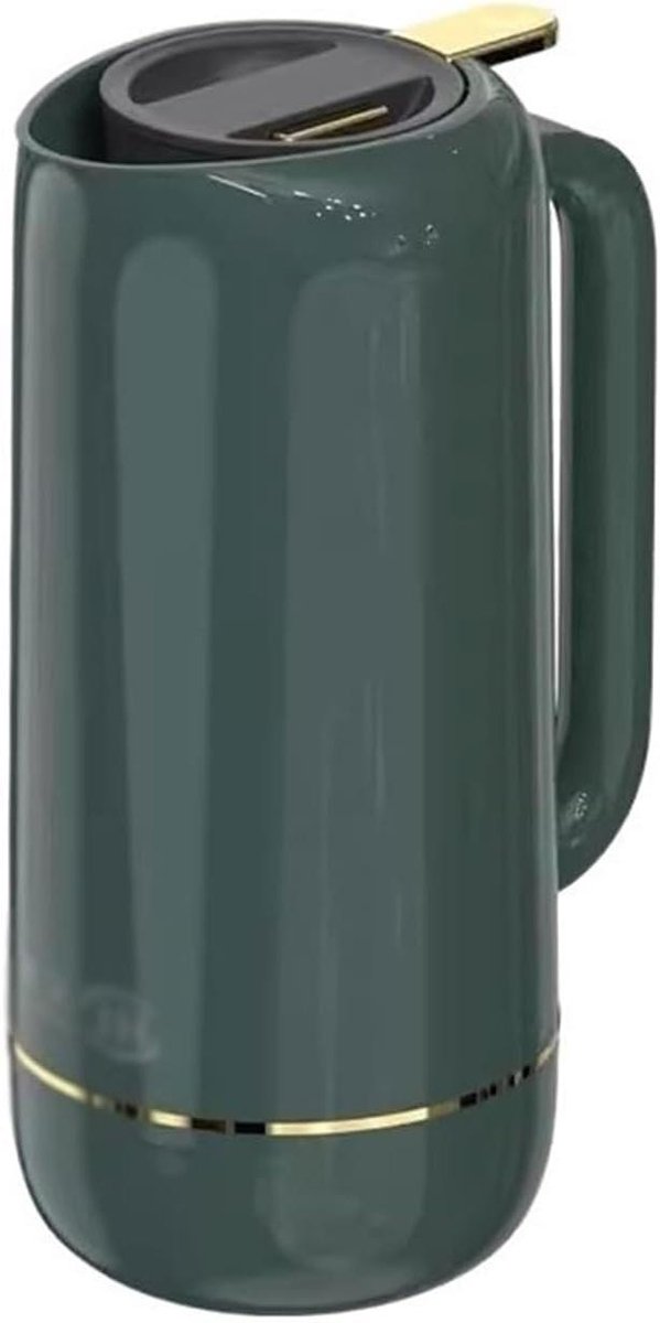 Geïsoleerde Waterkoker - Thermoskan Koffiepot - Dranken Warm Houden - Glazen Binnenvoering - 1.6 Liter - Groen