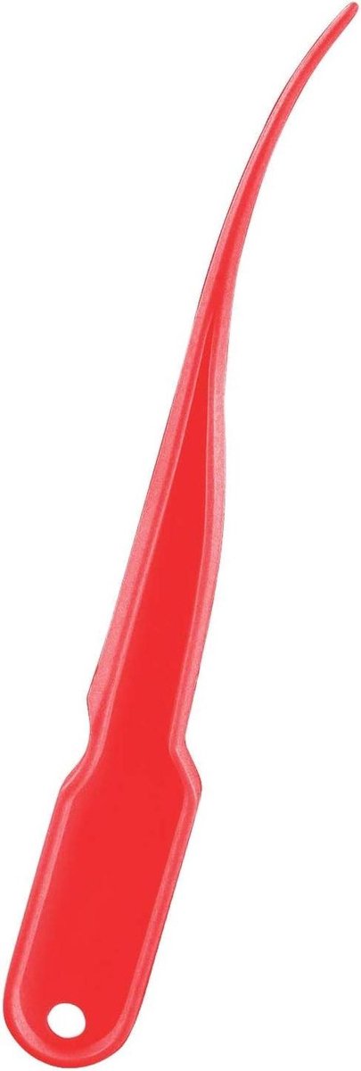 Garnalen Deveiner - Garnalen Ontader - Zeevruchten Bereiden - Roestvrij Staal - 20 cm - Wit