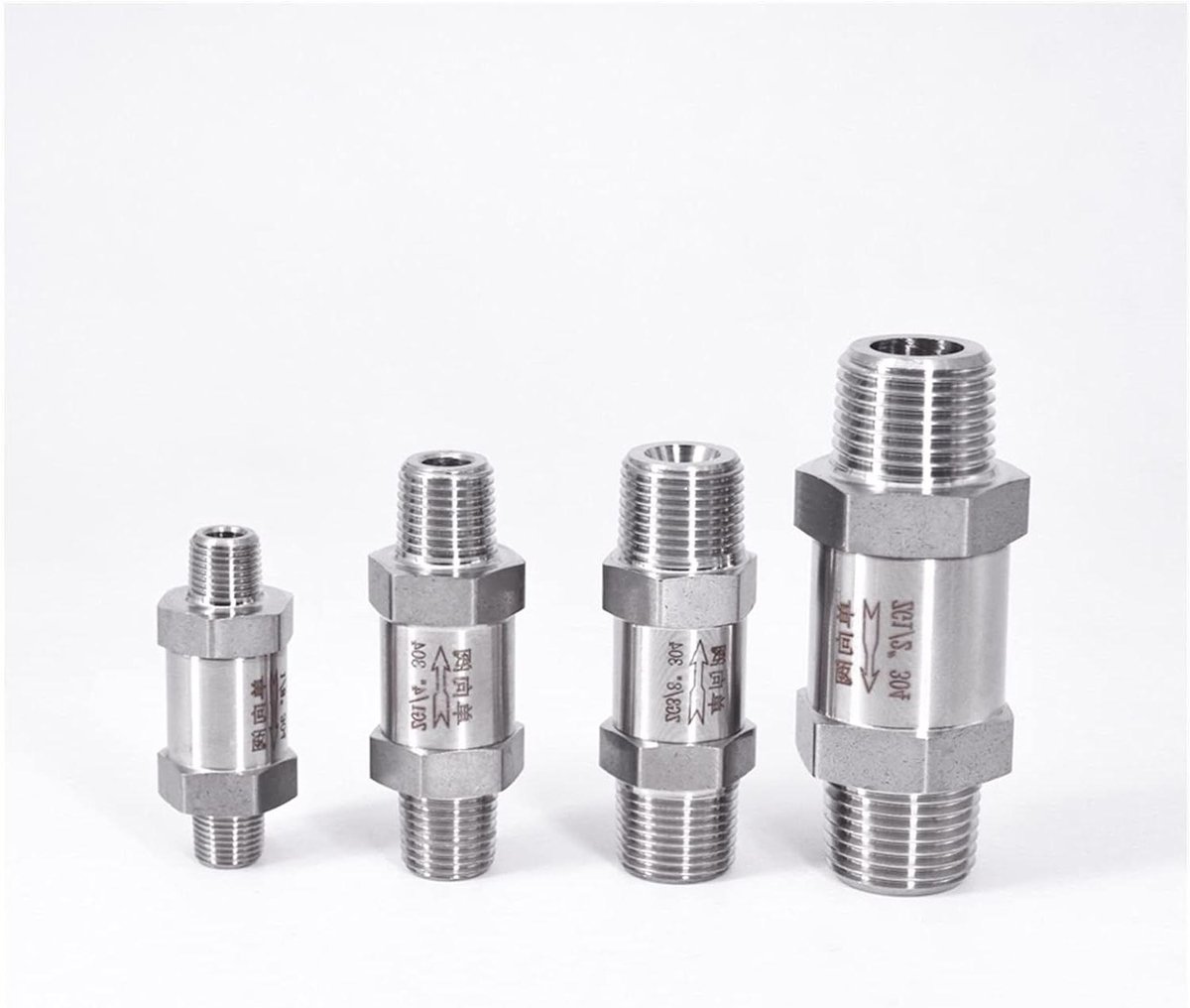Kogelklep Water - Stopkraan - Waterleiding Gebruik - Roestvrij Staal - 1/8 tot 1/2 Inch - Zilverkleurig