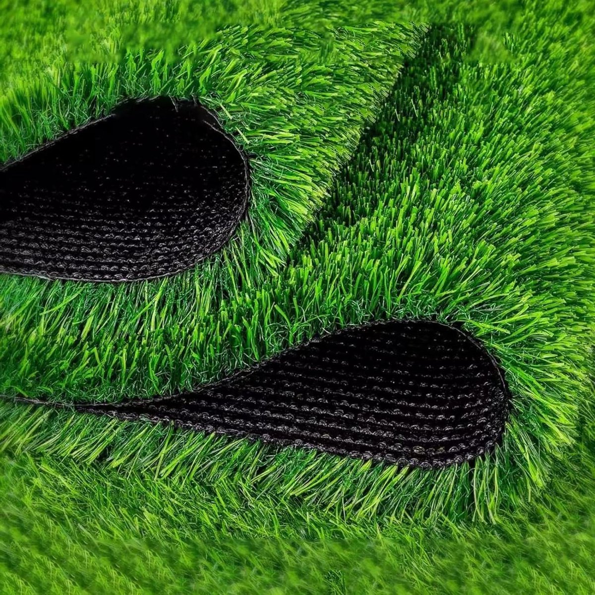 Kunstgras - Nep gras - Buiten decoreren - Realistisch dik - 2 x 2 meter - Groen