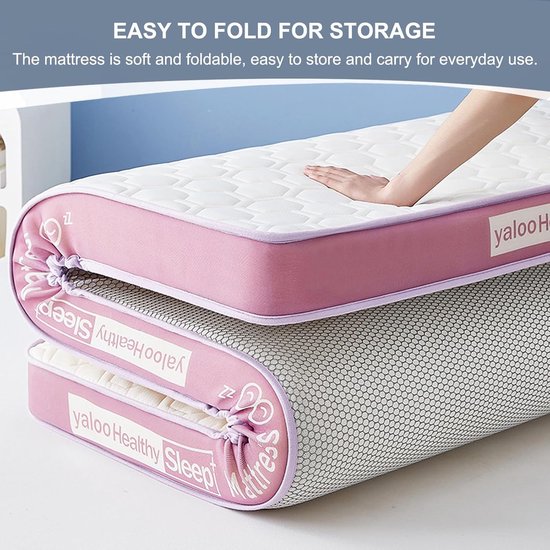 Japanse futonmatras - Vloerbed - Comfortabel slapen - 5-laags kern - 90 x 200 cm - A — afbeelding 4