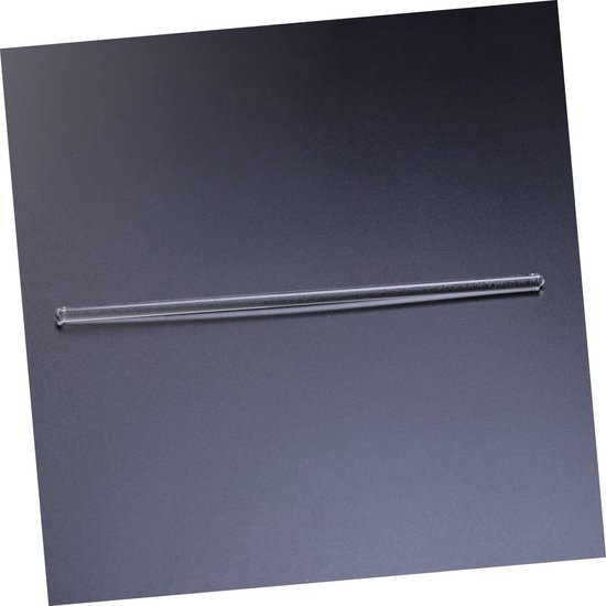 Glazen Roerstaafjes - Roerstaafjes Lab Roerstaafjes - Dranken Mengen - Magnetische Roerstaaf - 20 x 1 x 1 cm - Transparant — afbeelding 2