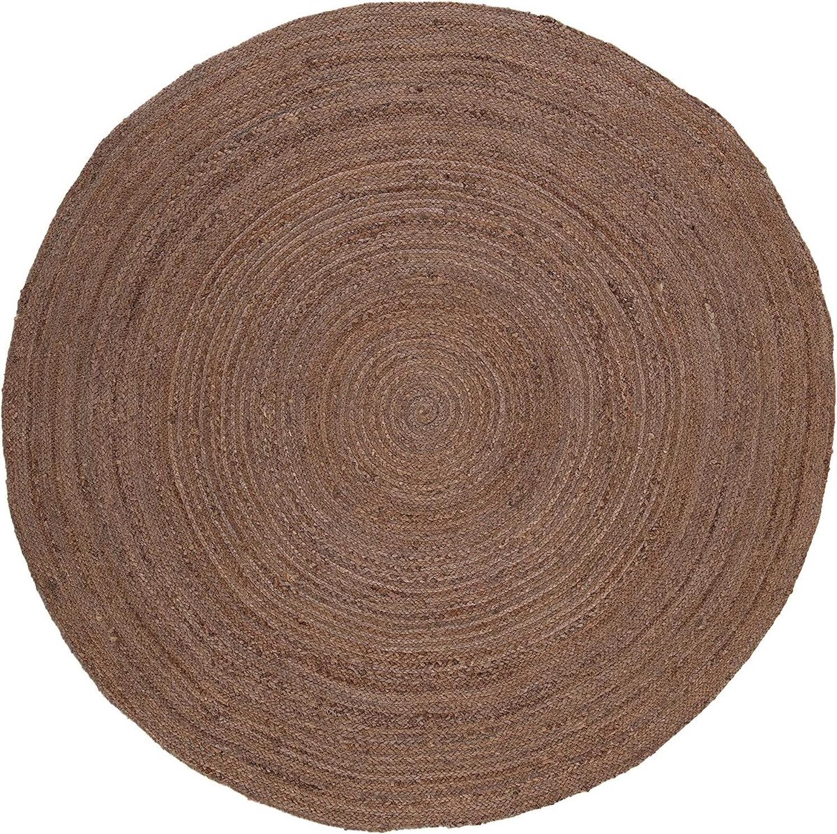 Jute Vloerkleed - Rond Tapijt Boho - Woonkamer Aankleden - Handgevlochten Natuurvezel - 30