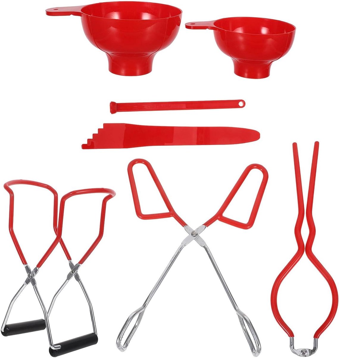 Inmaakset - Weckset Keuken - Voedsel Conserveren - Magnetische Deksel Lifter - 480 Gram - Rood