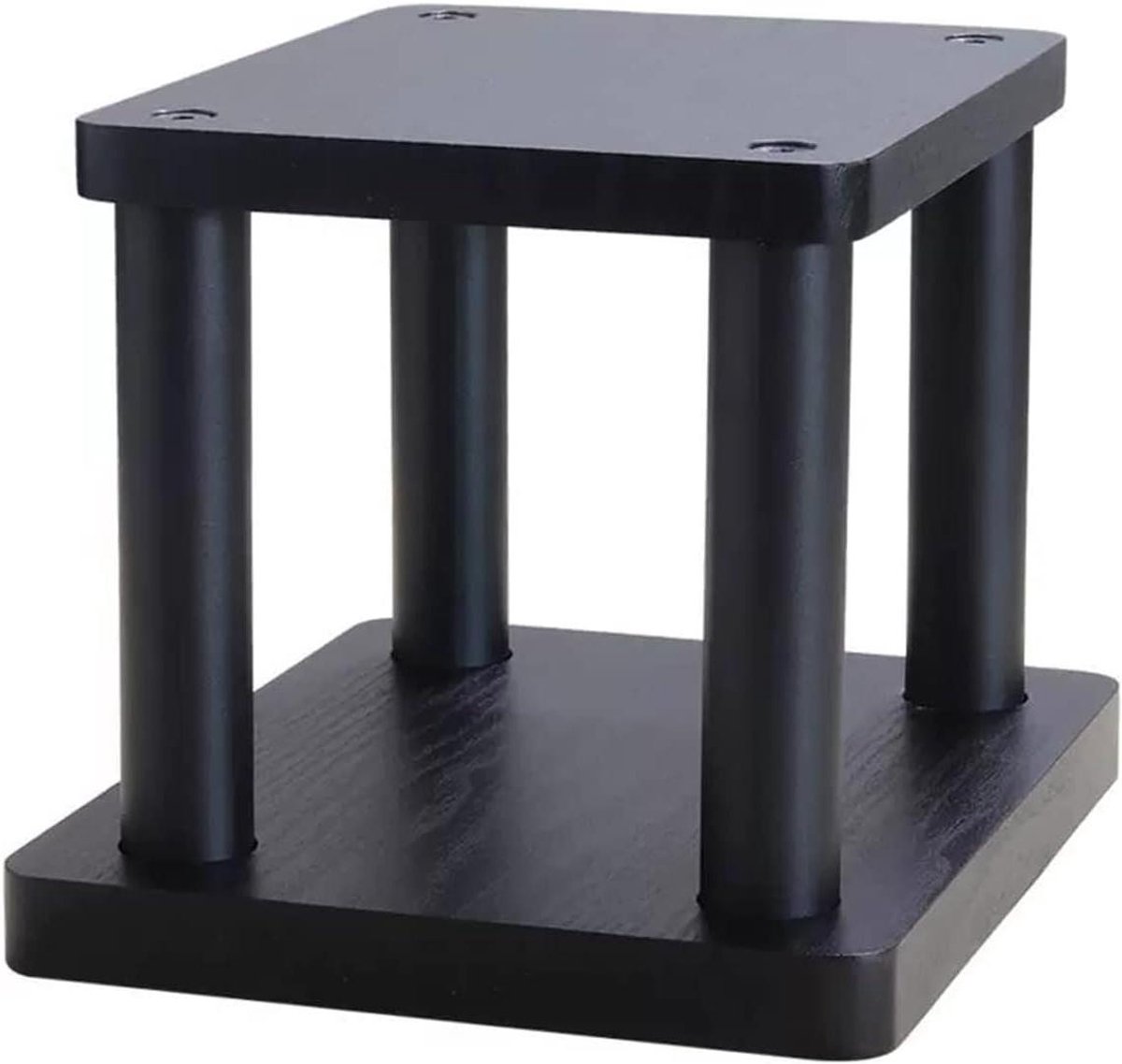 Speaker Stand - Audio Voet - Muziek Luisteren - Schokabsorberend - 60 cm Hoog - Zwart
