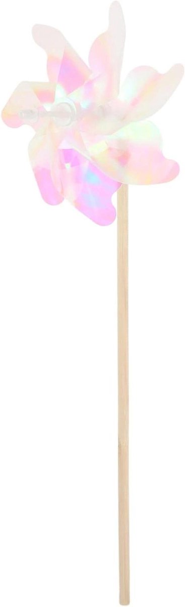 Houten Windmolens - Tuindecoratie - Buiten versieren - Vrolijke Kleuren - 3 Stuks - Assorti