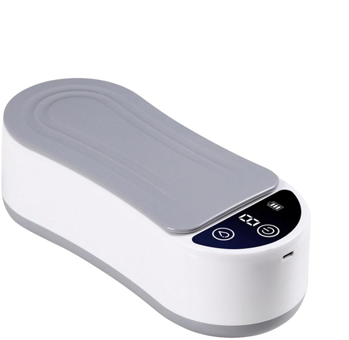 Ultrasone Reiniger - Schoonmaakapparaat Trilreiniger - Sieraden en Brillen Reinigen - Stille Werking Ruisonderdrukking - 300 ml - Wit