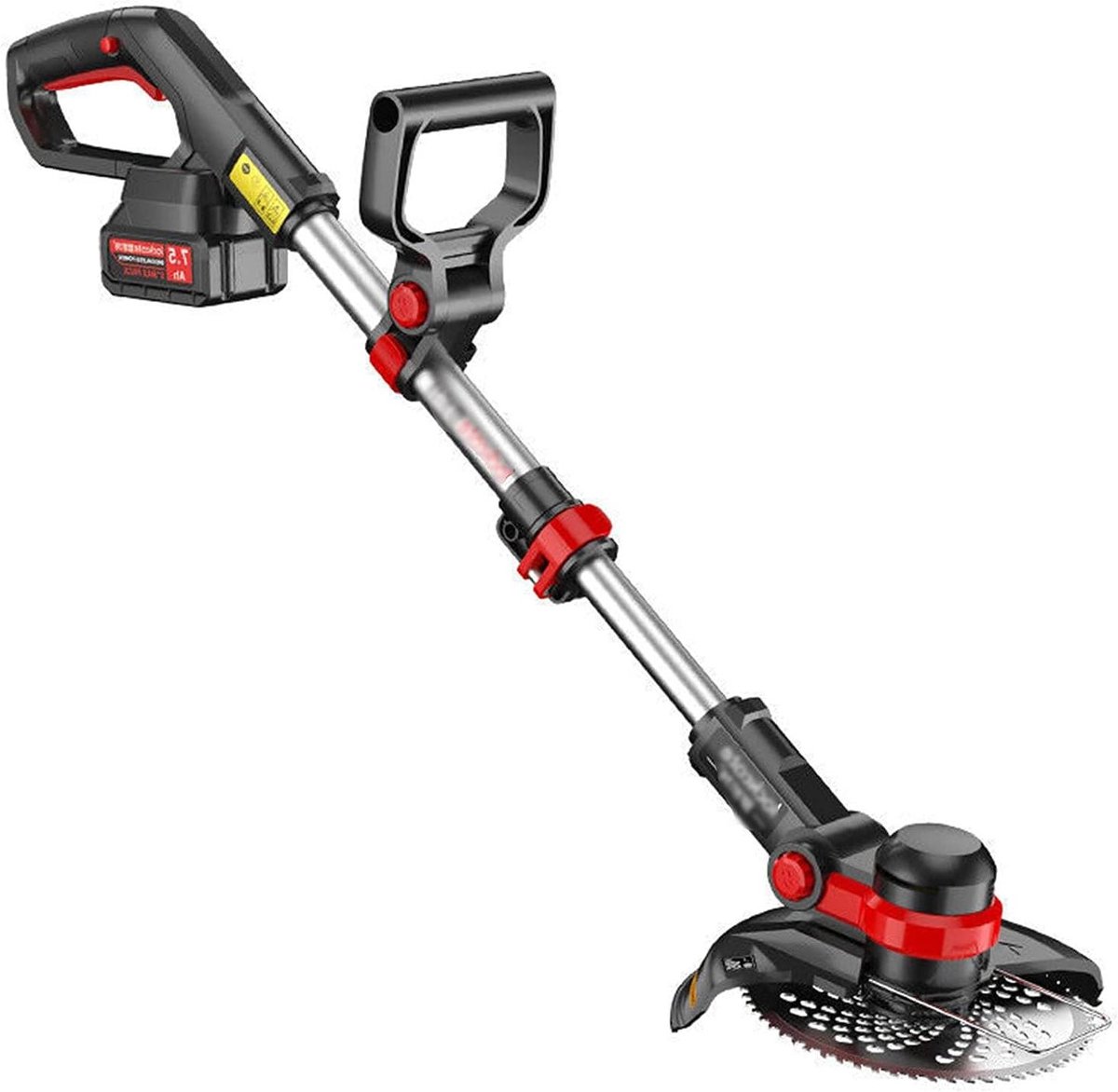 Accu Grasmaaier - Tuingrasmaaier Snoeier - Tuinonderhoud - Dubbele Bladopties - 20V - Zwart