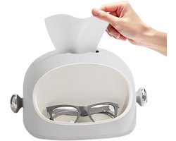 Maciun Zakdoekendoos met opslag, opbergdoos voor zakdoeken, multifunctionele organizer voor handdoeken en zakdoeken, op afstand bestuurbare schrijfwaren, organizer