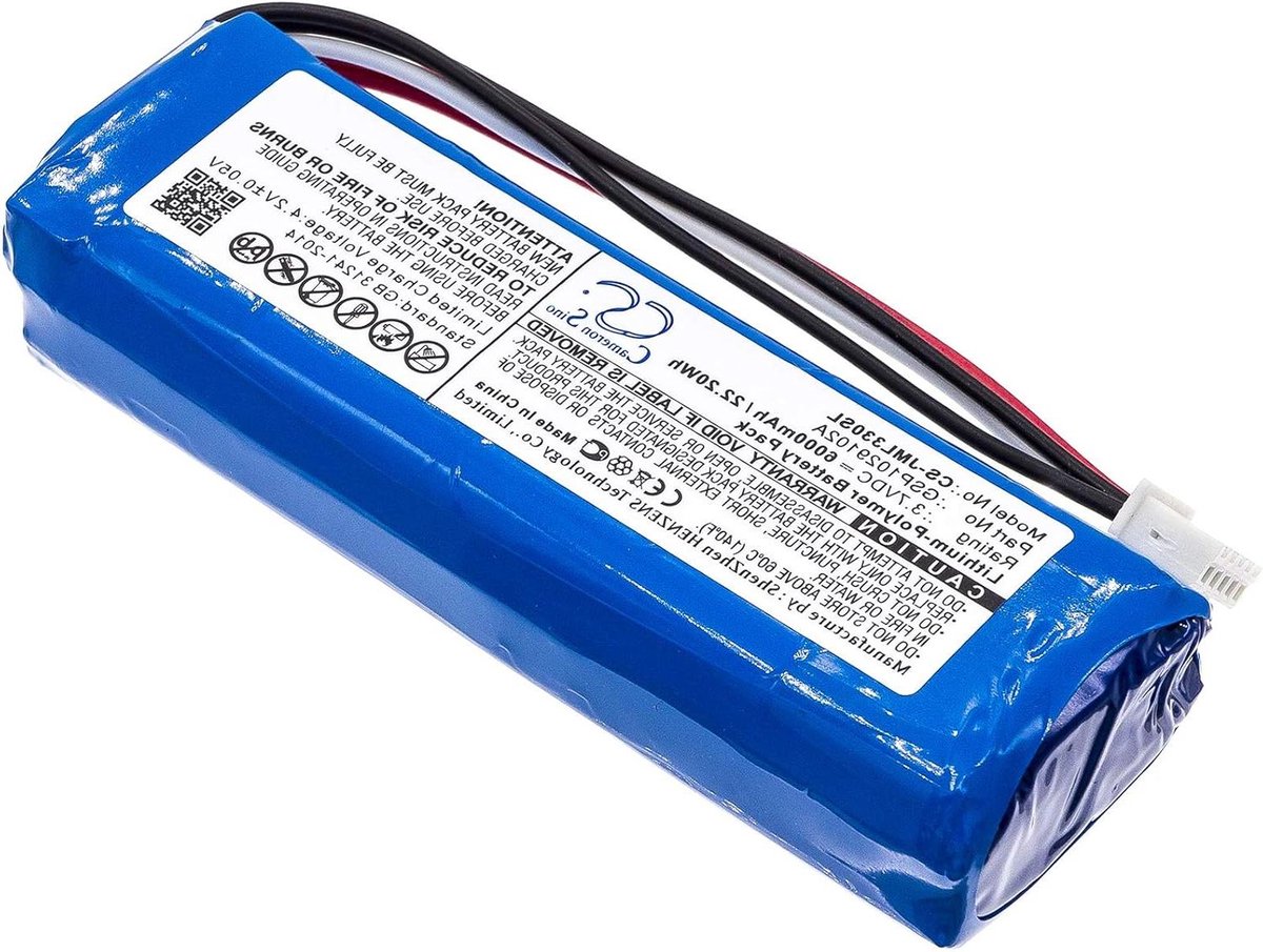 Vervangende Batterij - Oplaadbare Accu - Apparaat Gebruik - Hoge Capaciteit - 6000mAh - Blauw
