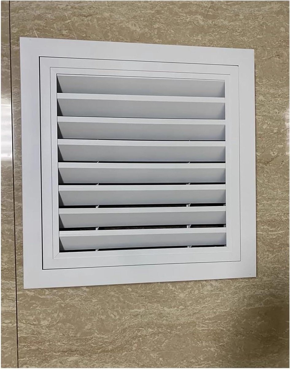 Ventilatie Afdekkingen - Muur Roosters - Luchtstroom Verbeteren - Snap-Fit Installatie - 50 x 96 cm - Wit
