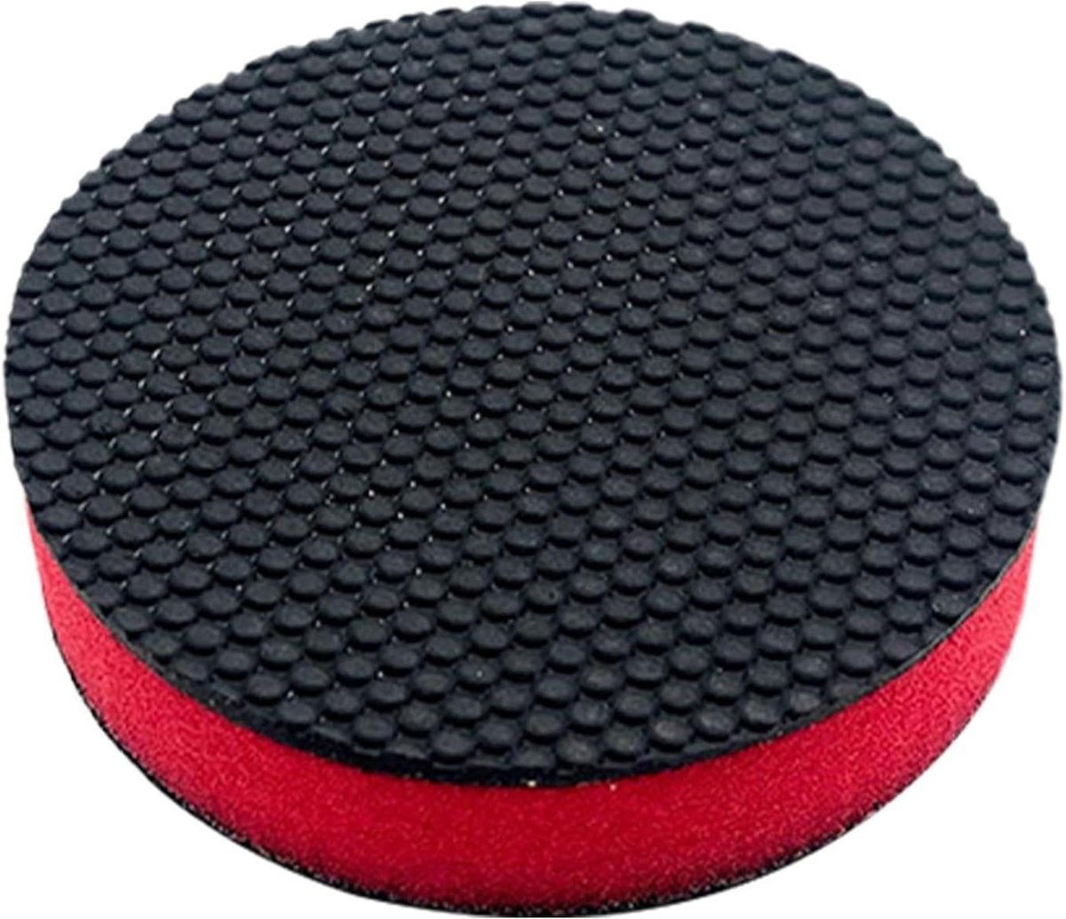 Autowasspons - Foam Applicator Pads - Auto poetsen - Niet-kras ontwerp - 3 inch - Oranje-rood