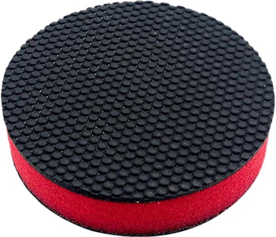 Autowasspons - Foam Applicator Pads - Auto poetsen - Niet-kras ontwerp - 3 inch - Oranje-rood