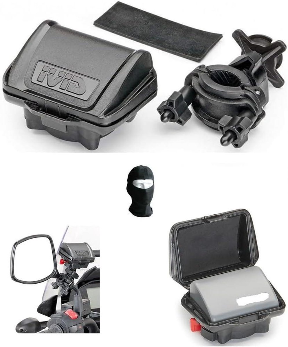 Universele Betaalhouder - Motor Fiets - Tol Betalen - Verstelbare Montage - 8-35mm - Zwart