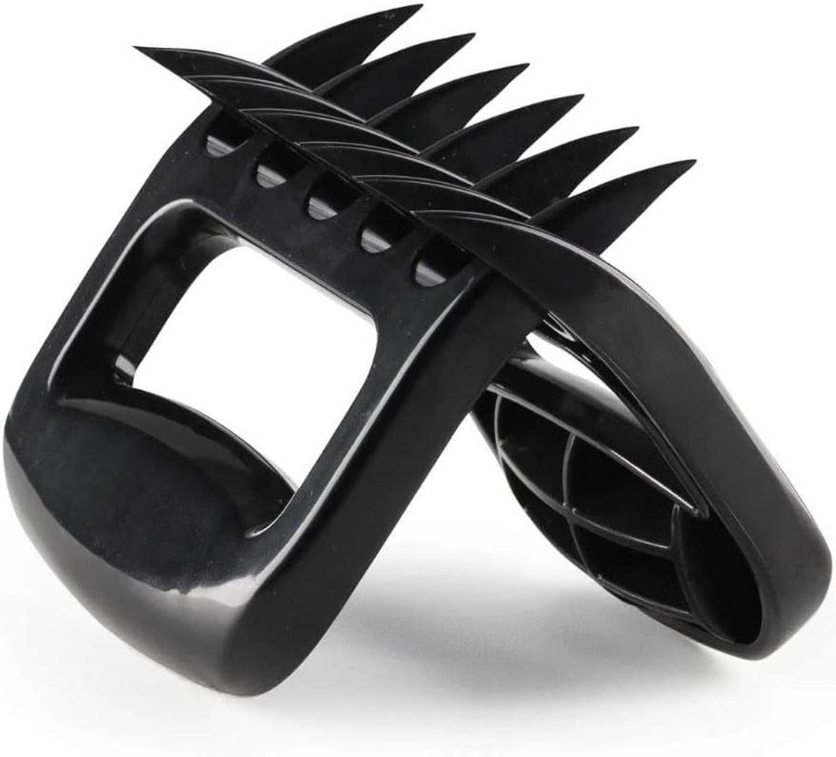 Berenklauwen - Vleesklauwen - Vlees raffelen - Hittebestendig polycarbonaat - 18 cm - Zwart
