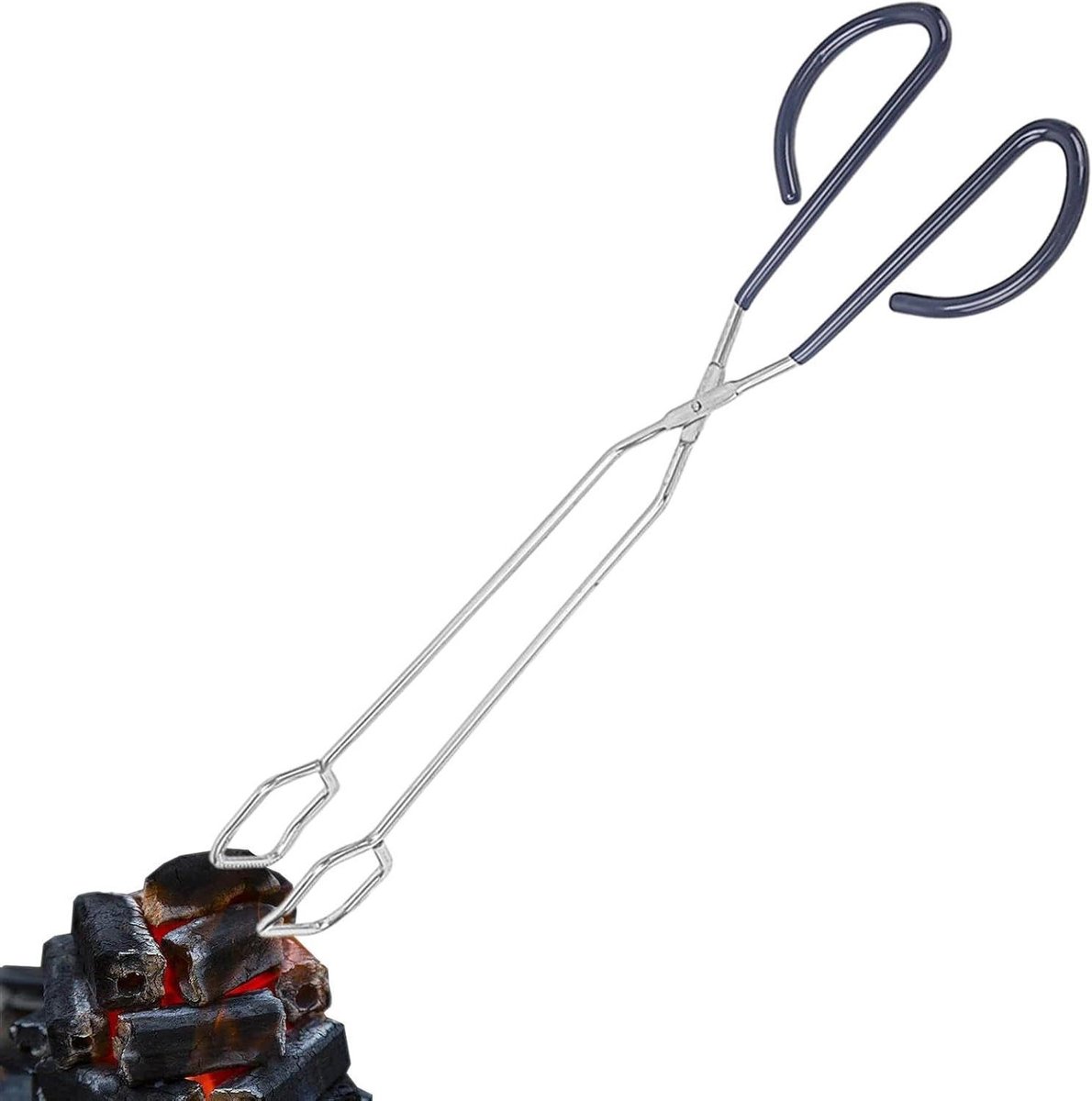 Barbecue Tang - Keukentang Grill - Buiten Koken - Roestvrij Staal - Groot Formaats - Zilver