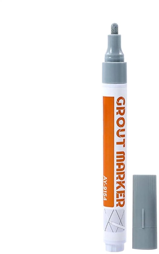 Voegverf Pen - Tegel Reparatie - Voegen Opfrissen - Schuine Applicator - 14 cm - Grijs — afbeelding 4