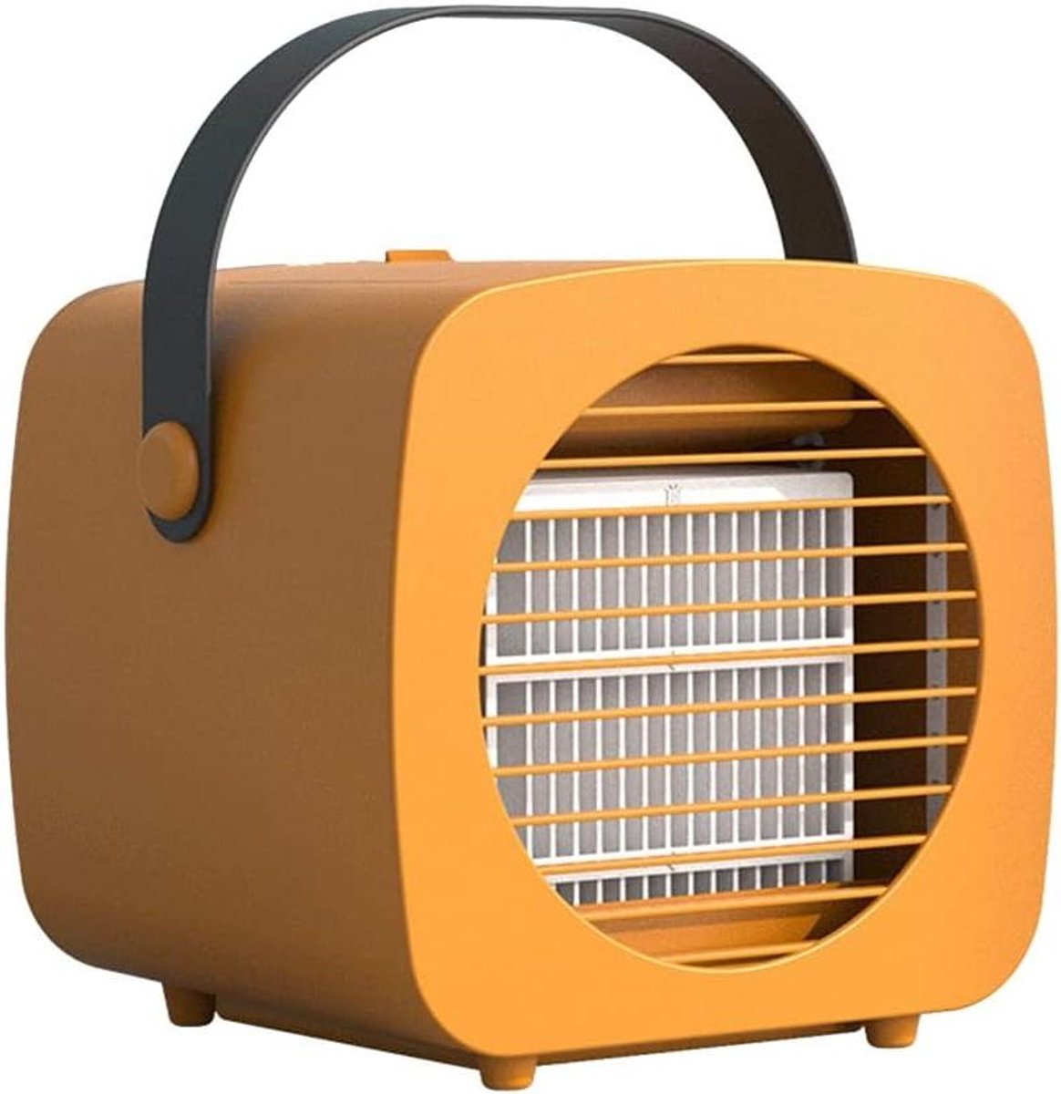 Mini Air Cooler - Persoonlijke Ventilator - Bureau Koelen - Lucht Bevochtiging - 175mm - Oranje