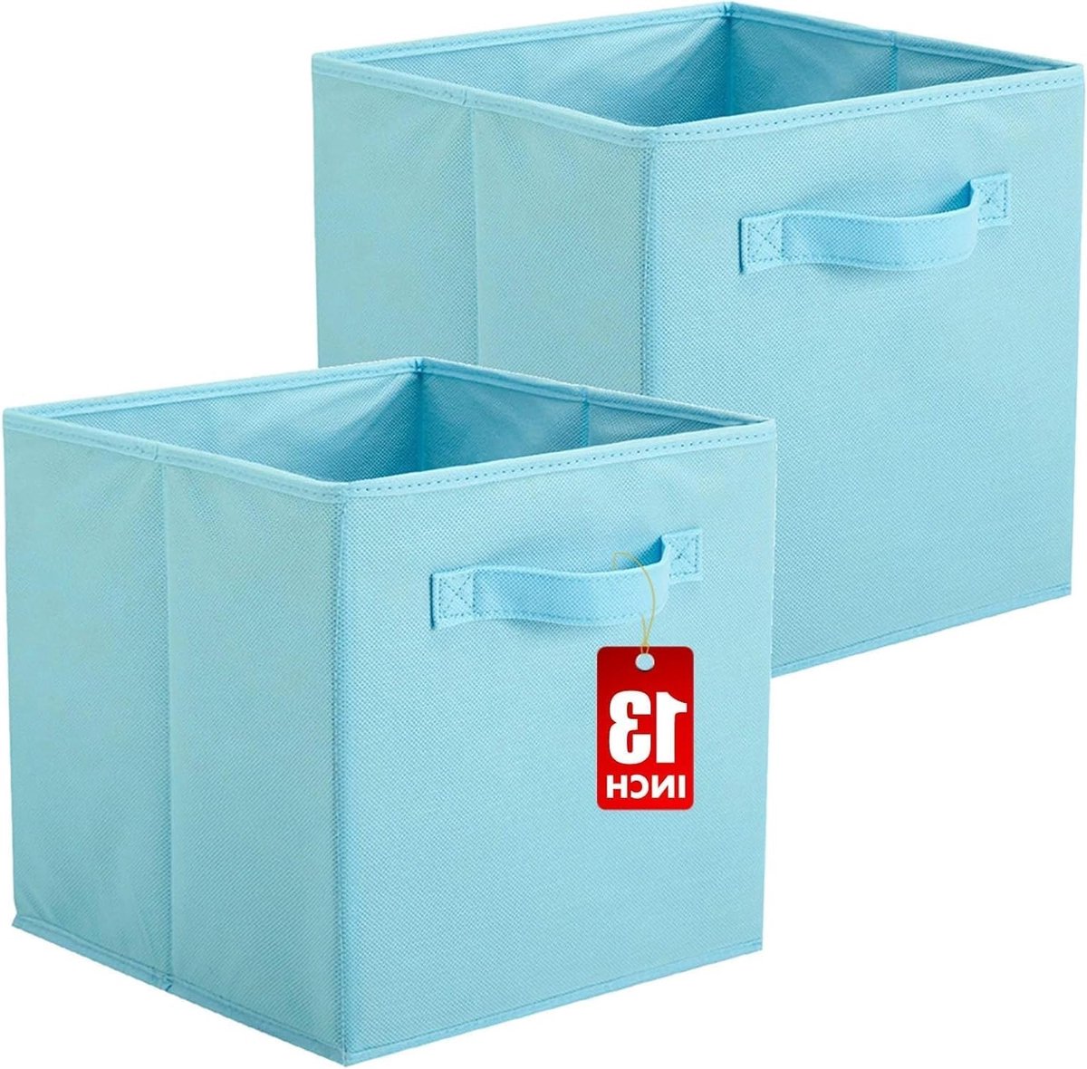 Vouwbare Opbergdozen van Stof, Cube Storage Bins voor Kasten en Speelgoedopslag, 33 x 33 x 33 cm, Ruimtebesparend en Multifunctioneel