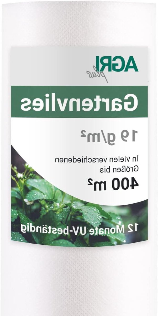 Tuinvlies Oogstdoek - Beschermend Vlies - Planten Beschermen - Vorst- en Scheurvast - 1.6x25m 40m² - Wit