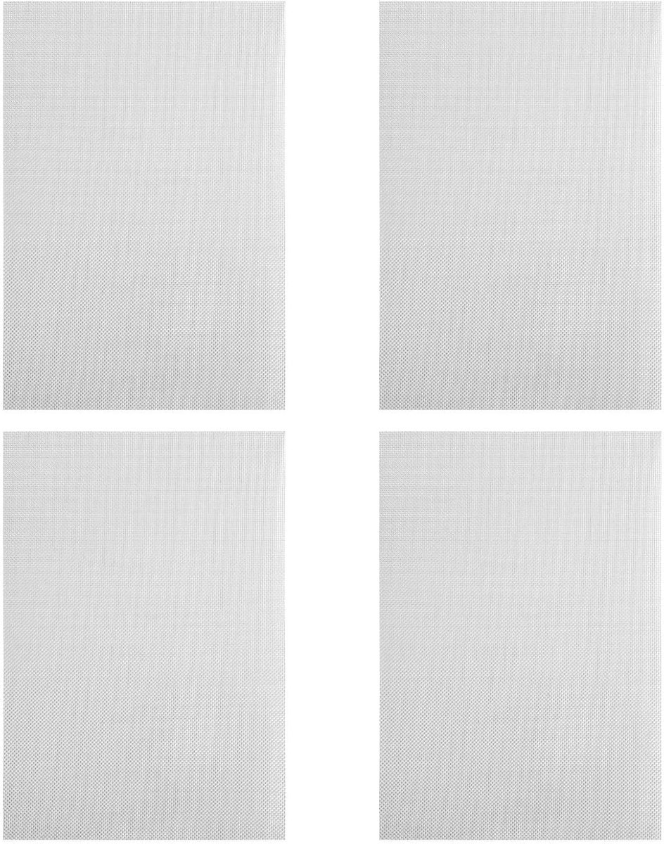 Gaasplaat - Roestvrij staal - Ventilatie afdekken - Hittebestendig - 4 stuks 210x300mm - Zilver