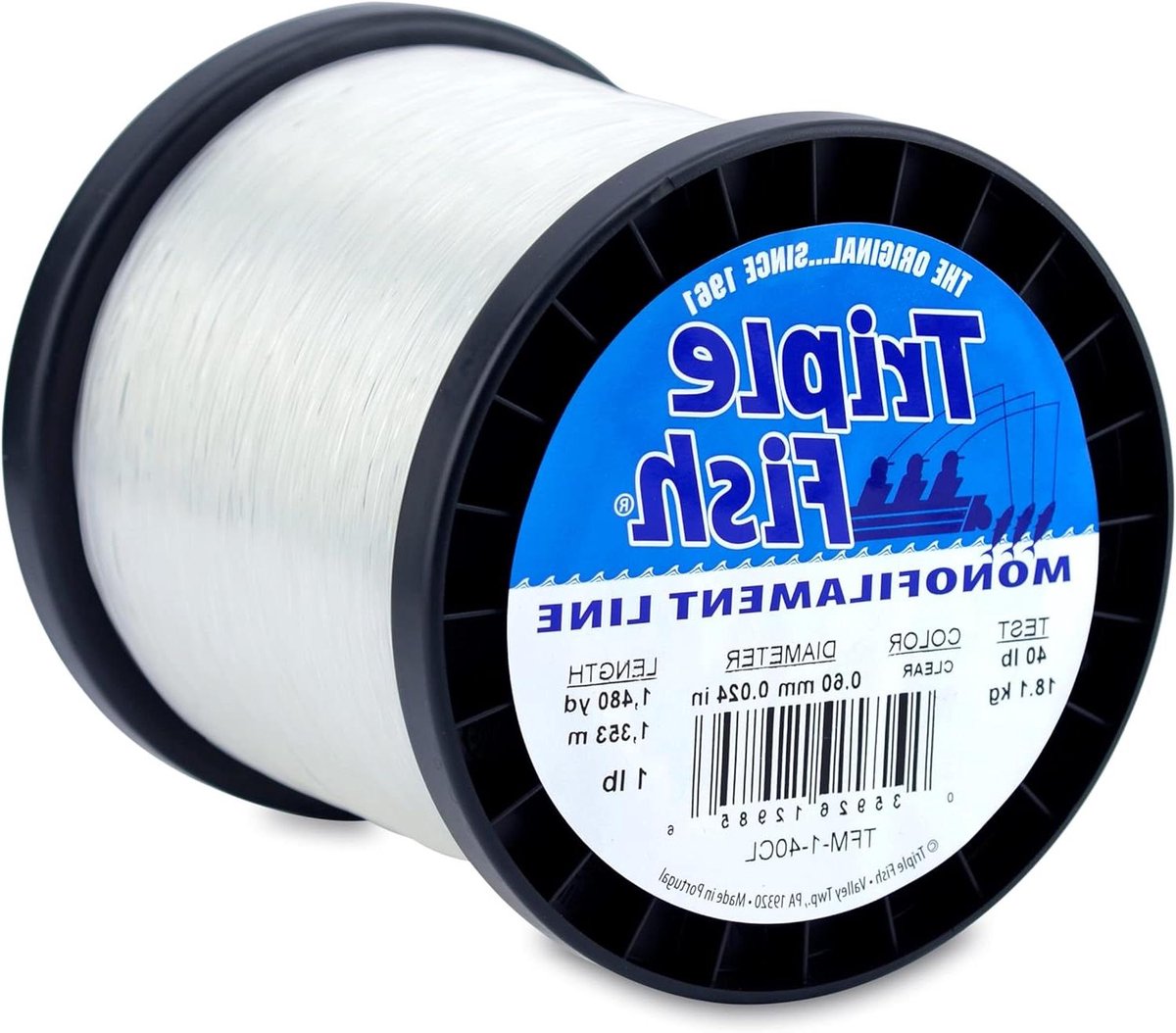Monofilament Vislijn - Visdraad Lijn - Vissen Diverse Soorten - Hoge Knoopsterkte Slijtvast - 40 lb - Transparant