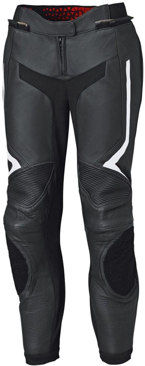 Held Street Rocket 4 Dames Zwart Wit Leren Motorbroek - Broek