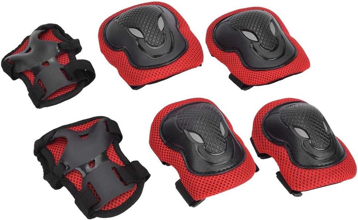Beschermende Uitrusting Set - Skate Beschermers - Wielsporten Beoefenen - Verdikte Spons Vulling - Maat L - Meerkleurig