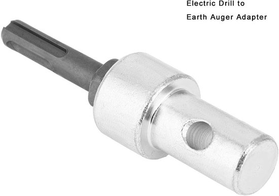Grondbooradapter voor elektrische boor - connector-arbor - ronde as - krachtboor - naar grondboor connector-arbor - ronde as 2-pinnen 2-sleuven — afbeelding 3