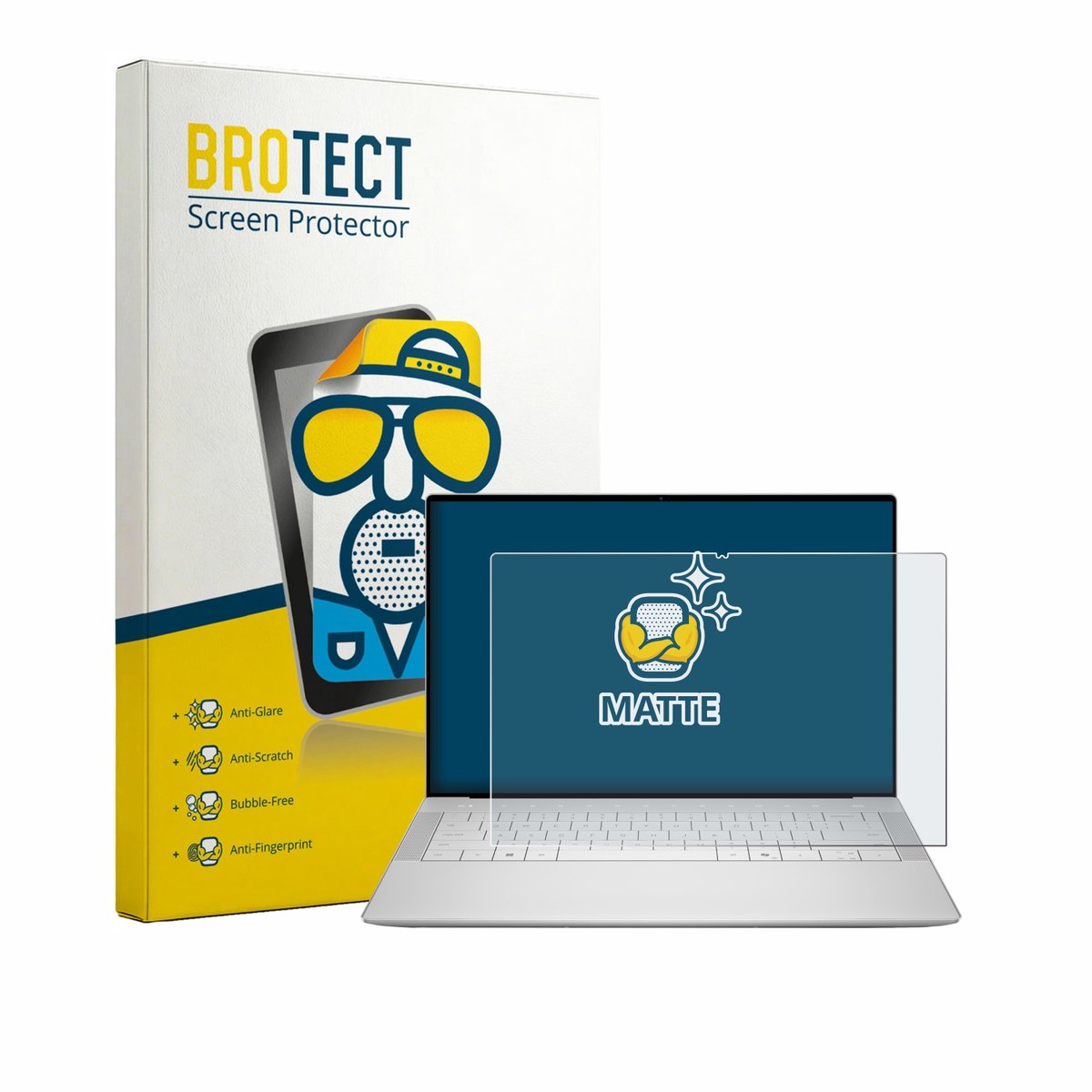 BROTECT - Screenprotector voor Dell XPS 14 DA14250 - Folie Beschermfolie matte
