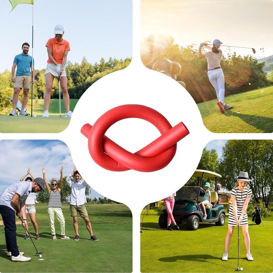 Golf Trainer - Houding Corrector - Swing Verbetering - Spiergeheugen Builder - 88 cm - Rood — afbeelding 4