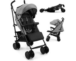 Kinderkraft SIESTA 2 - Buggy - Compact inklapbaar - Tot 22 kg - Verstelbare rugleuning - Grijs