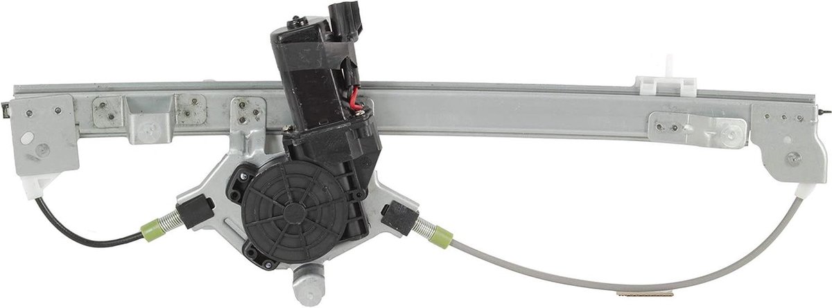 Raamheffer - Ruithendel - Auto Reparatie - Bestuurderszijde - 59 x 245 x 6 cm - Zwart