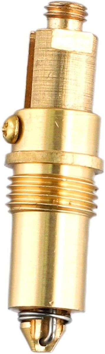Afvoergarnituur Vervanging - Veerplug - Wastafel Reparatie - Eenvoudig Klik Systeem - 6x3x2 cm - Zilverkleurig