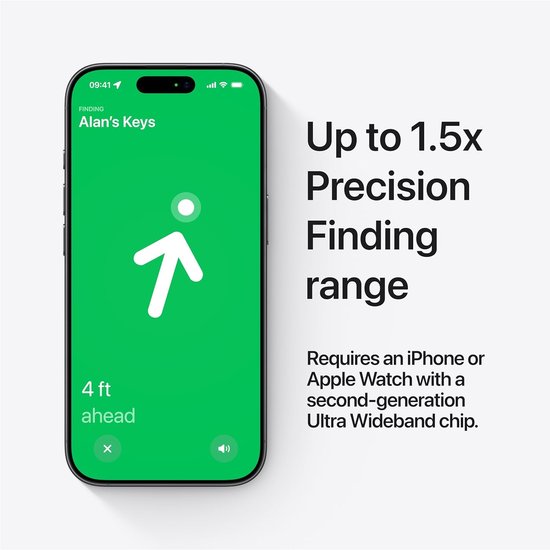 Apple AirTag - 2e génération (2026) - 4 pièces
