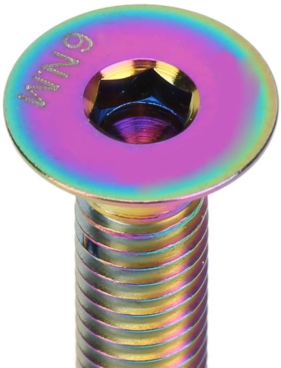 Dailygoods - Fiets Bouten - Titanium Schroeven - Lichtgewicht en Duurzaam - M6x30mm - Voor MTB Fiets Reparatie - Hoogwaardige Titanium Legering - Gesc... van Dailygoods — afbeelding 2